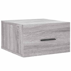 Tables de chevet murales 2 pcs sonoma gris 35x35x20 cm 614956614956