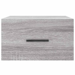 Tables de chevet murales 2 pcs sonoma gris 35x35x20 cm 614956614956
