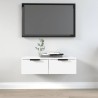 Armoire murale blanc 68x30x20 cm bois d'ingénierie 614959614959