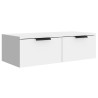 Armoire murale blanc 68x30x20 cm bois d'ingénierie 614959614959