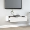Armoire murale blanc 68x30x20 cm bois d'ingénierie 614959614959