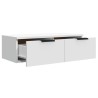 Armoire murale blanc 68x30x20 cm bois d'ingénierie 614959614959