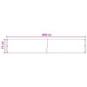 Écran de balcon Crème 75 x 800 cm HDPE et Aluminium 614961614961