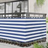 Écran de balcon Bleu et Blanc 100 x 500 cm 614962614962
