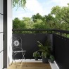 Écran de Balcon avec Œillets Noir 614965614965