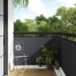 Écran de Balcon avec Œillets Anthracite 614968614968