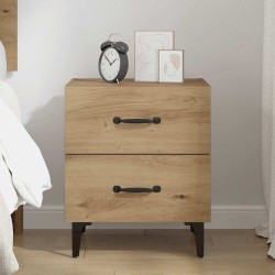 Armoire de lit Chêne artisanal 40 x 35 x 47,5 cm 614971614971