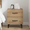 Armoire de lit Chêne artisanal 40 x 35 x 47,5 cm 614971614971