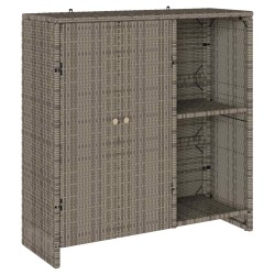 Armoire de rangement avec étagère Gris 100 x 36 x 102 cm Rotin 614972614972