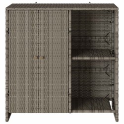 Armoire de rangement avec étagère Gris 100 x 36 x 102 cm Rotin 614972614972