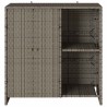 Armoire de rangement avec étagère Gris 100 x 36 x 102 cm Rotin 614972614972