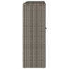 Armoire de rangement avec étagère Gris 100 x 36 x 102 cm Rotin 614972614972