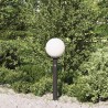 Borne lumineuse avec détecteur 80 cm Noir IP44 614975614975