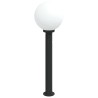 Borne lumineuse avec détecteur 80 cm Noir IP44 614975614975