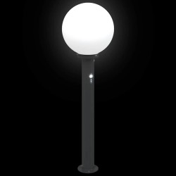 Borne lumineuse avec détecteur 80 cm Noir IP44 614975614975