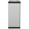 Armoire de rangement de jardin 1 étagère Gris/noir 68x40x85 cm 614977614977