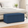 Tabouret Bleu 101 x 41 x 40 cm Tissu et bois stratifié 614978614978