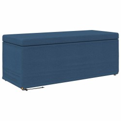 Tabouret Bleu 101 x 41 x 40 cm Tissu et bois stratifié 614978614978
