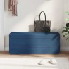 Tabouret Bleu 101 x 41 x 40 cm Tissu et bois stratifié 614978614978