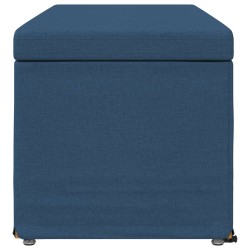Tabouret Bleu 101 x 41 x 40 cm Tissu et bois stratifié 614978614978