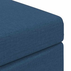 Tabouret Bleu 101 x 41 x 40 cm Tissu et bois stratifié 614978614978