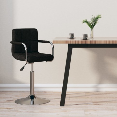 Tabouret de bar Noir Tissu 614982614982