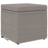Tabouret Taupe 41 x 41 x 40 cm Tissu et bois stratifié 614984614984