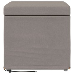 Tabouret Taupe 41 x 41 x 40 cm Tissu et bois stratifié 614984614984