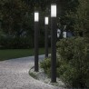 Borne lumineuse lot de 3 110 cm acier inoxydable IP44 614986614986