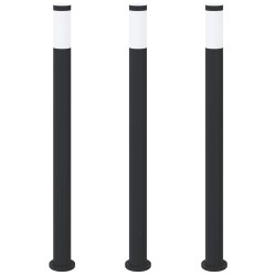 Borne lumineuse lot de 3 110 cm acier inoxydable IP44 614986614986