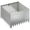 Bordure de Pelouse 60 x 60 x 35 cm Acier Argenté 614989614989