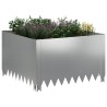 Bordure de Pelouse 60 x 60 x 35 cm Acier Argenté 614989614989