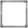 Bordure de Pelouse 60 x 60 x 35 cm Acier Argenté 614989614989
