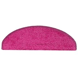 Tapis d'escalier 30 pcs 65x21x4 cm Rose Demi-rond Grand 614990614990