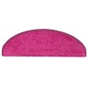 Tapis d'escalier 30 pcs 65x21x4 cm Rose Demi-rond Grand 614990614990