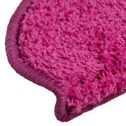 Tapis d'escalier 30 pcs 65x21x4 cm Rose Demi-rond Grand 614990614990