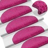 Tapis d'escalier 30 pcs 65x21x4 cm Rose Demi-rond Grand 614990614990