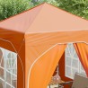 Tente de fête pop-up 192 x 192 x 245 cm Orange 614991614991