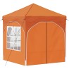 Tente de fête pop-up 192 x 192 x 245 cm Orange 614991614991