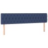 Tête de lit à LED Bleu 200x7x78/88 cm Tissu 614995614995