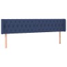 Tête de lit à LED Bleu 203x16x78/88 cm Tissu 614996614996