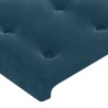 Tête de lit à LED Bleu foncé 160x5x78/88 cm Velours 614998614998