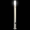 Bornes lumineuses avec détecteur et prise lot de 3 110 cm acier inoxydable IP44 615002615002