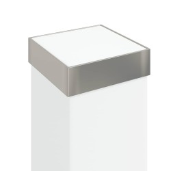 Bornes lumineuses avec détecteur et prise lot de 3 110 cm acier inoxydable IP44 615002615002