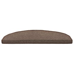 Tapis d'escalier auto-adhésifs 15 pcs Marron café 615008615008