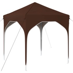Tente de fête pop-up 194 x 194 x 245 cm Marron 615009615009