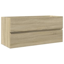 Armoire de lavabo de salle de bain chêne sonoma 100x38,5x45 cm 615011615011