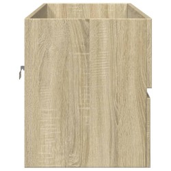 Armoire de lavabo de salle de bain chêne sonoma 100x38,5x45 cm 615011615011