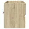 Armoire de lavabo de salle de bain chêne sonoma 100x38,5x45 cm 615011615011