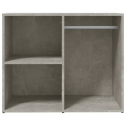 Armoire de dressing Gris béton 80x40x65 cm Bois d'ingénierie 615013615013